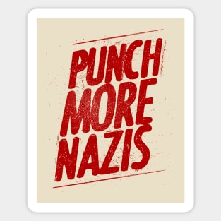 Punch More Nazis Sticker